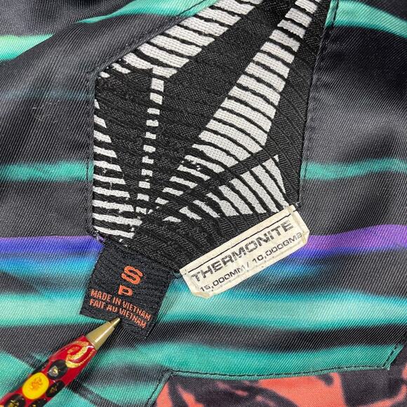 Volcom Ayers Insulated Snow Jacket Womens Small 15000mm Waterproof Multicolor - Picture 9 of 11